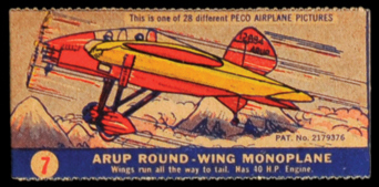 7 Arup Round-Wing Monoplane